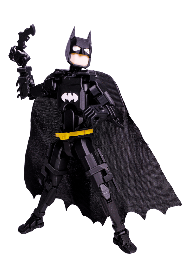 Figura Batman articulada impresa en 3D — Tío TresD México