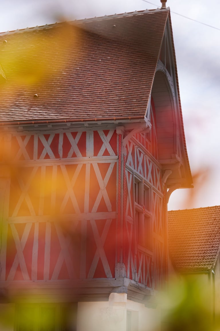 Facade de la chambre d'hôte du domaine