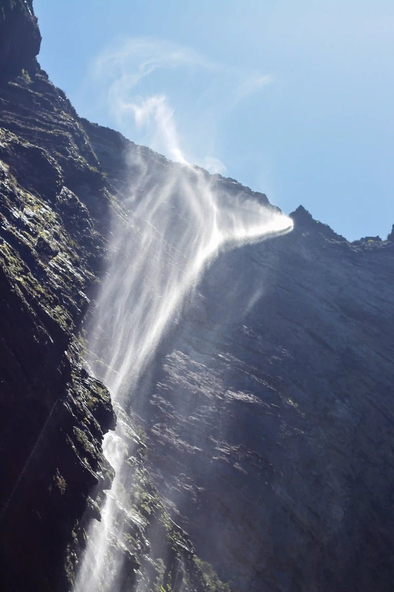 cacheoira agua vento