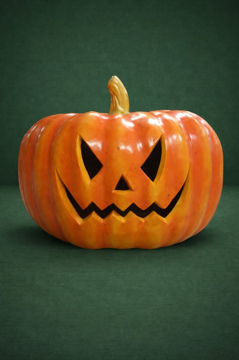 calabaza decorativa en fibra de vidrio