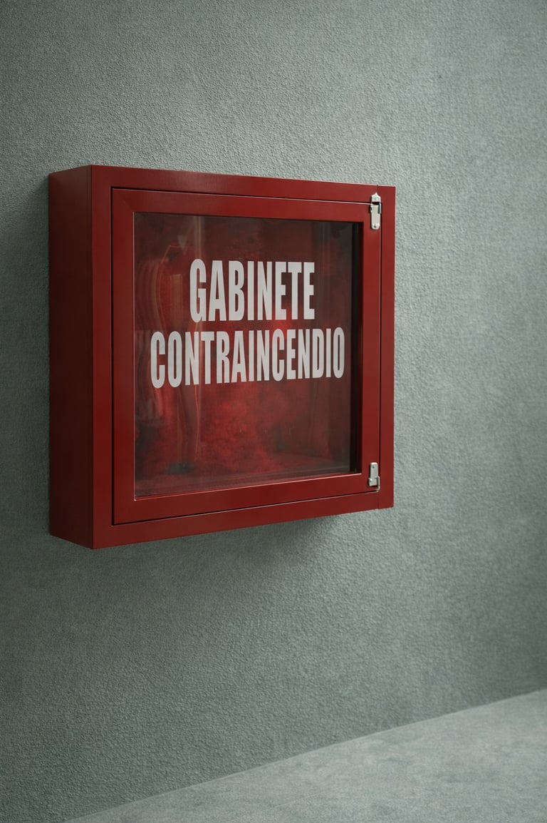 Gabinete contra incendios en fibra de vidrio 