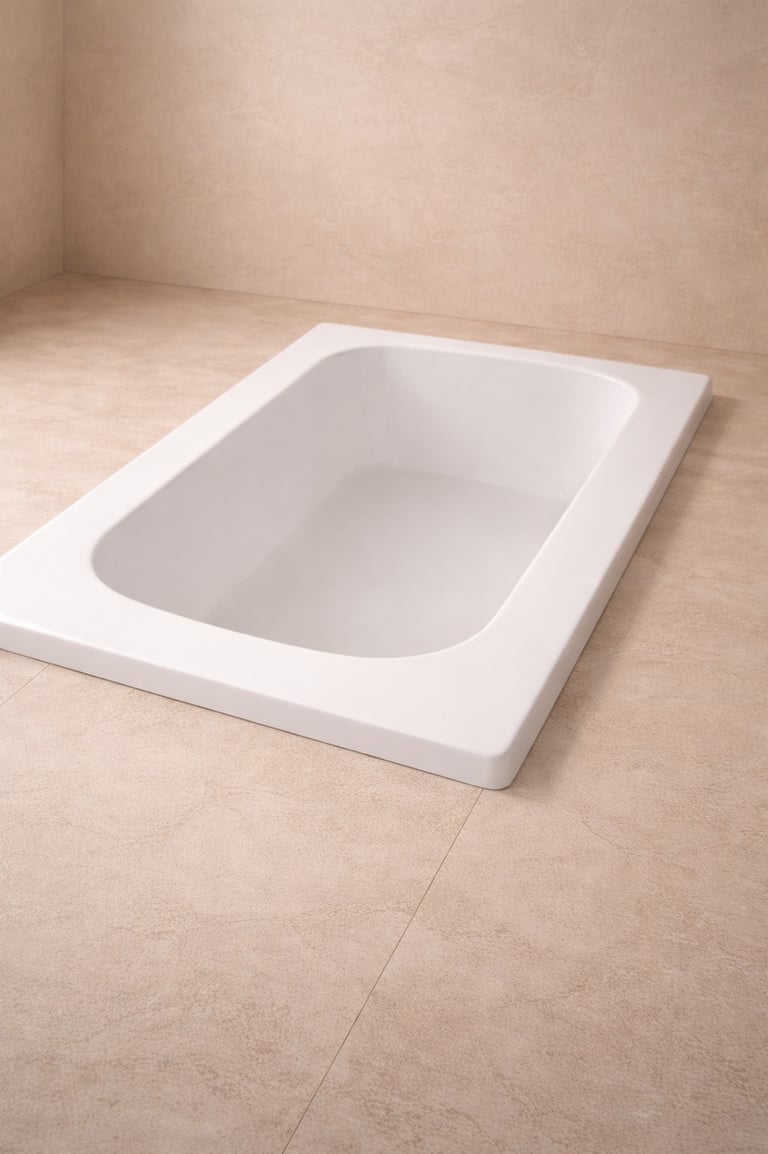 jaquzzi blanco en fibra de vidrio