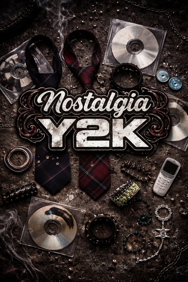 Creaciones hechas a mano con temática de los 2000s