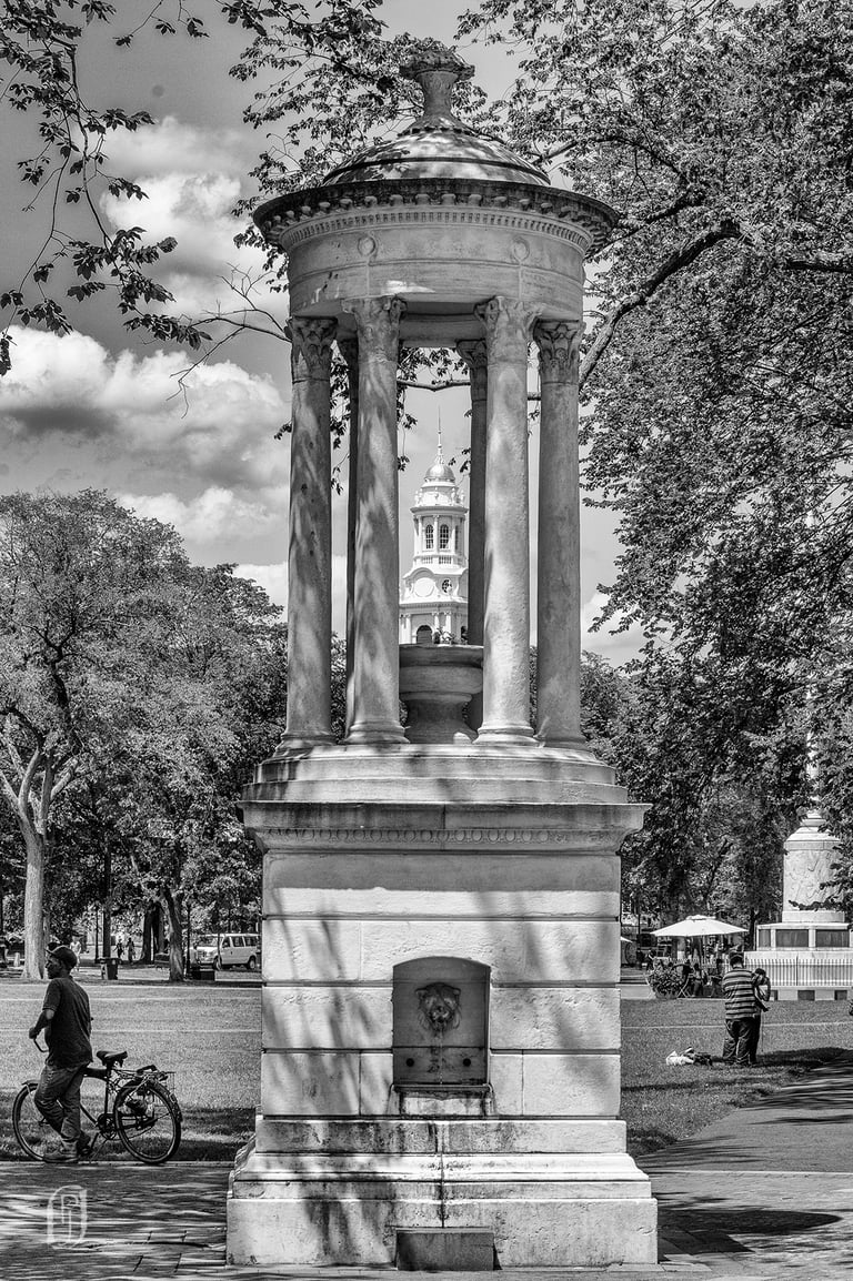 Photo of memorial in a park