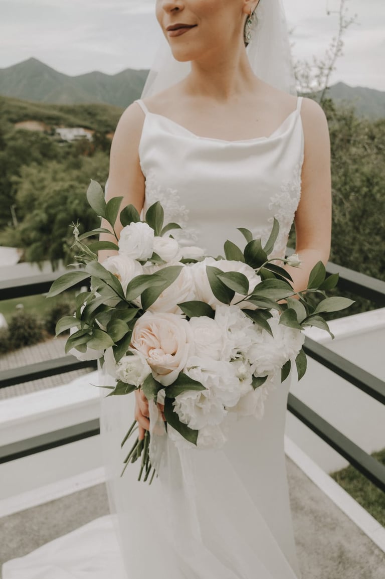 ramo de novia  monterrey diseño floral Amor de Flores