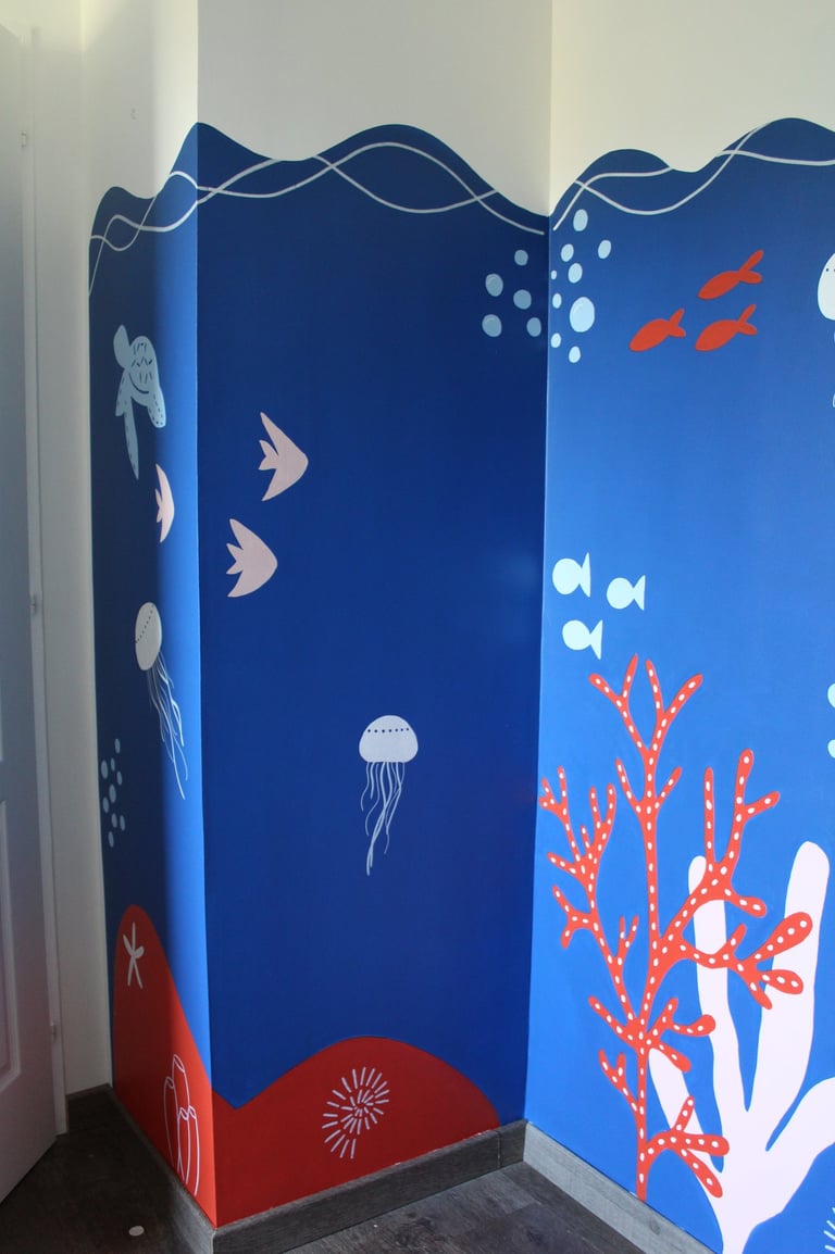 Fresque chambre d'enfant