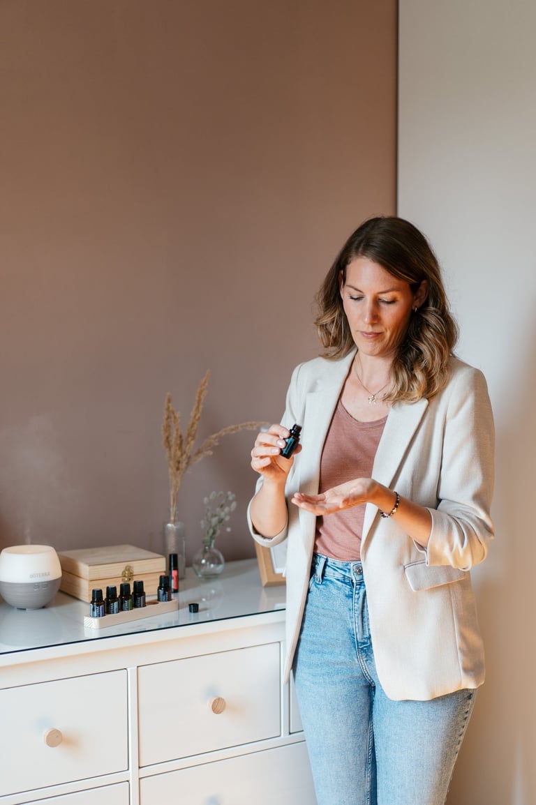 Anwendung ätherischer Öle über den Geruchssinn – bewusste Aromawahrnehmung