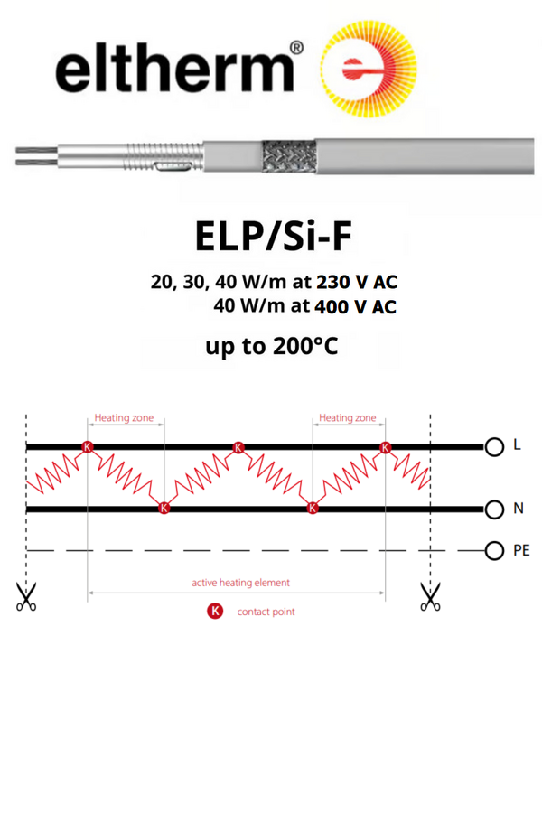 micromix_Eltherm ELP-Si-F Trace Heating Cable