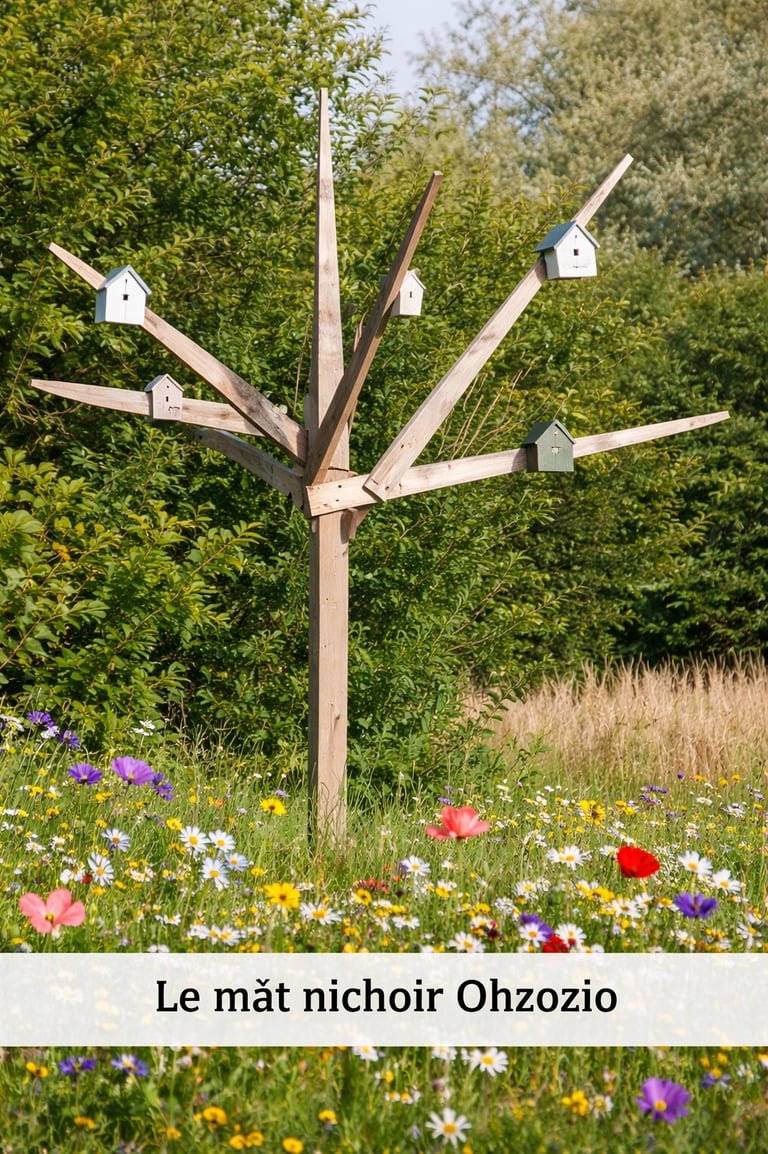 mat nichoir pour oiseaux biodiversite espaces verts lotissement Domaine du Parc Belbeuf