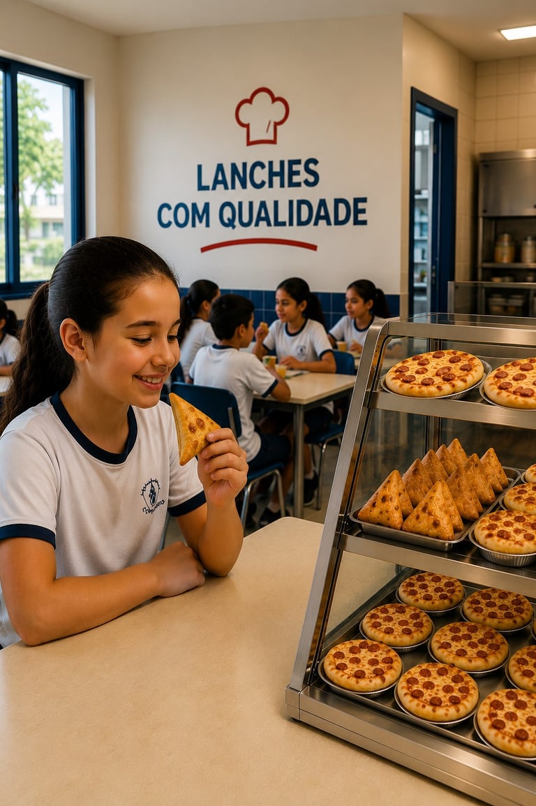 Escolas com fornecimento programado de salgados congelados | Reino dos Sabores