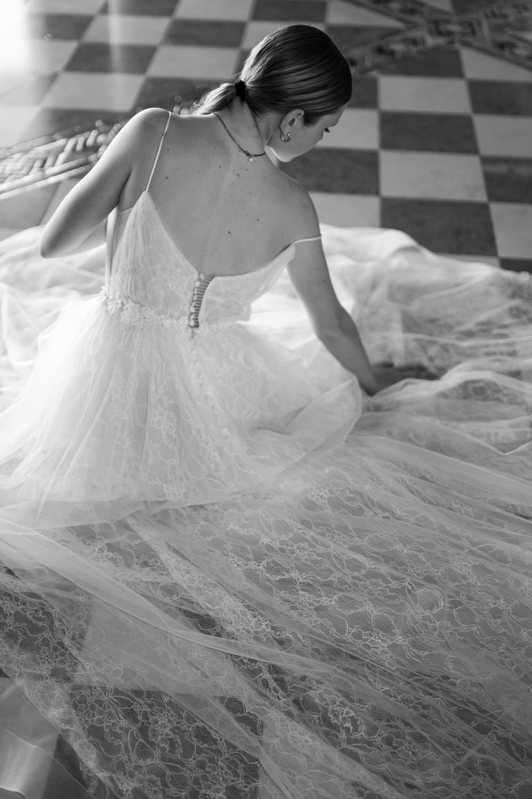 fotografia vestido de noiva Algarve