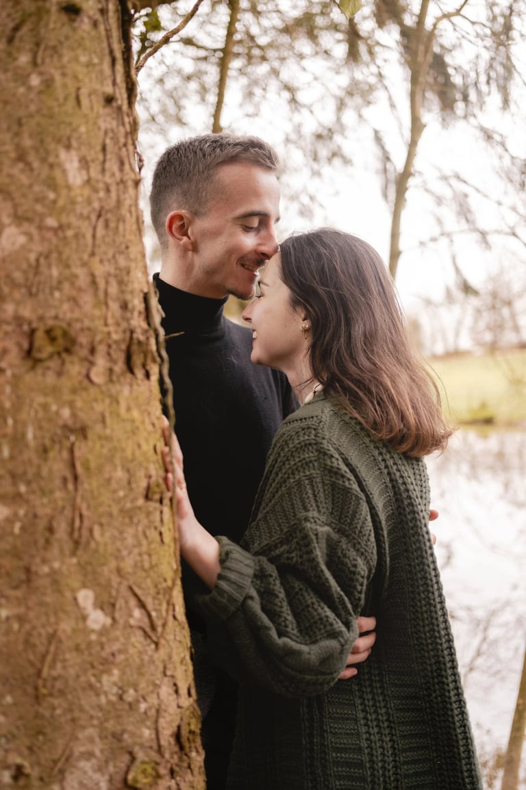 photographie de couple en extérieur à Guichen, Guignen, Baulon, Lassy