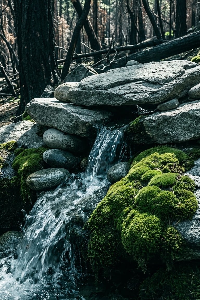 Naturally alkaline spring water sourced from granite rock in the Okanagan valley.