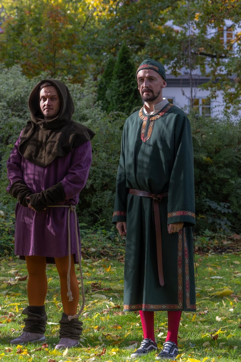 Viduramžių vyriški kostiumai