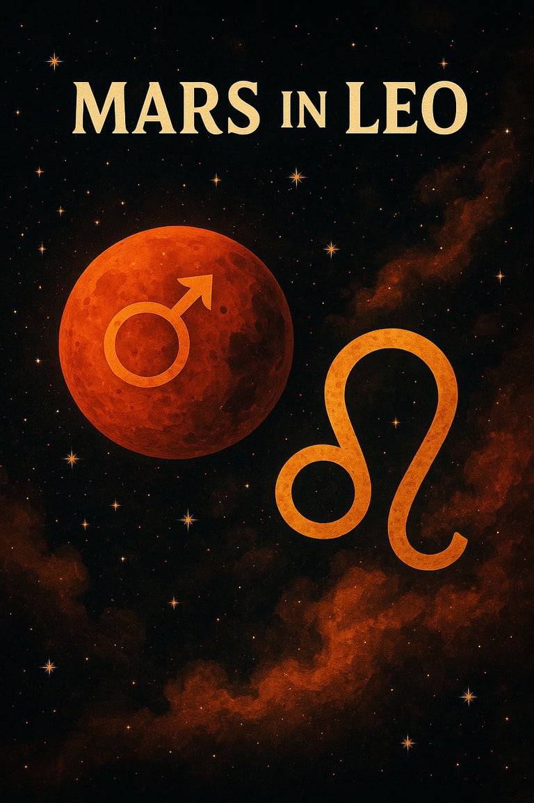 "Vedic Astrology Mars Transit 2025 in Leo – Zodiac Chart Effects, Planetary Drishti & Remedies