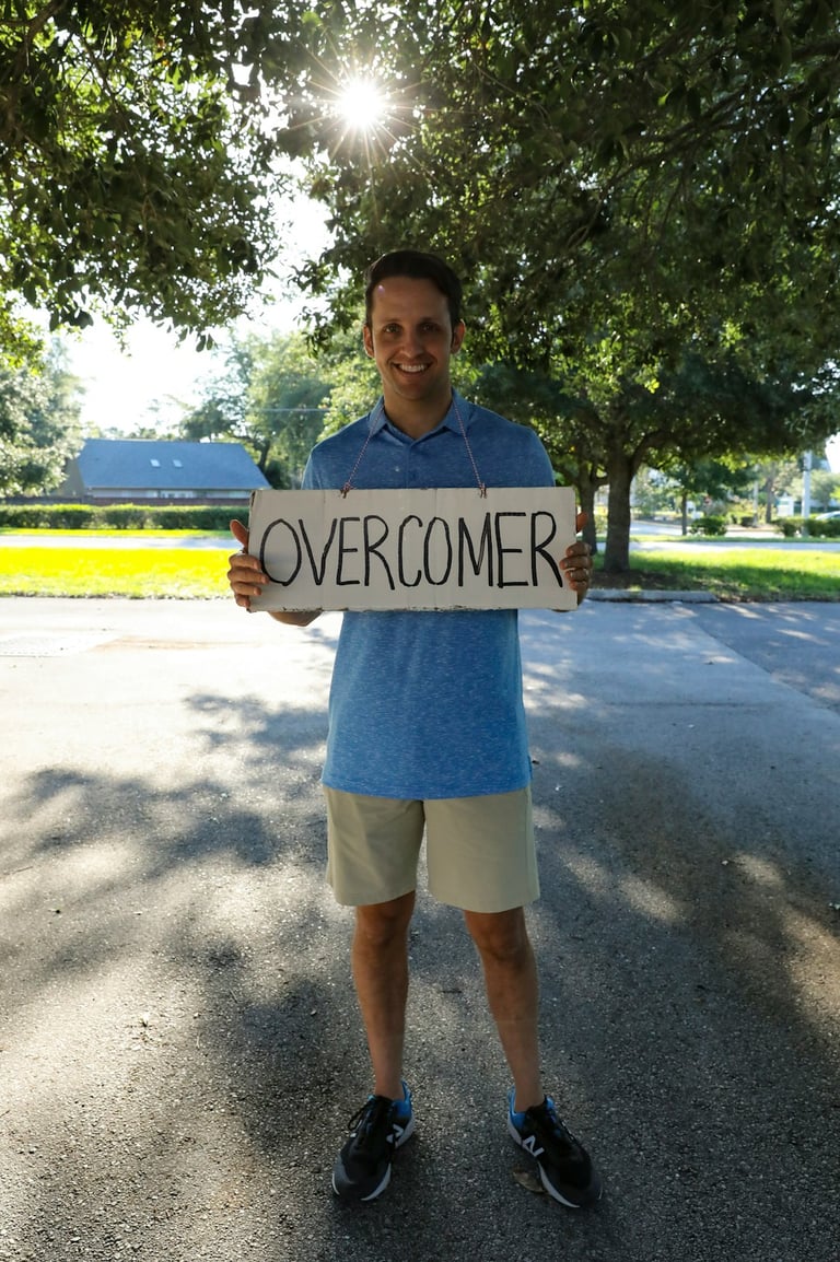 Picture of a happy, stress free man