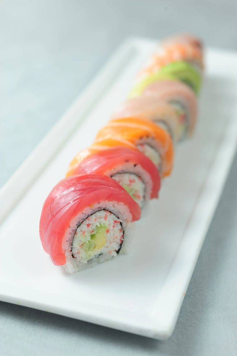 Rainbow roll | © Cookingwiththehamster
