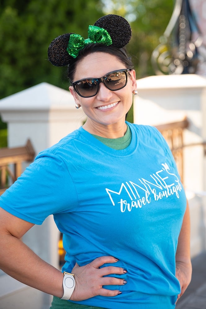Nora Stewart pictured at Disney's Magic Kingdom® Park.