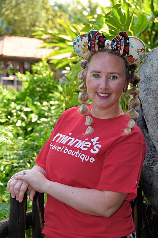 Whitney Davis pictured at Disney's Animal Kingdom® Park.