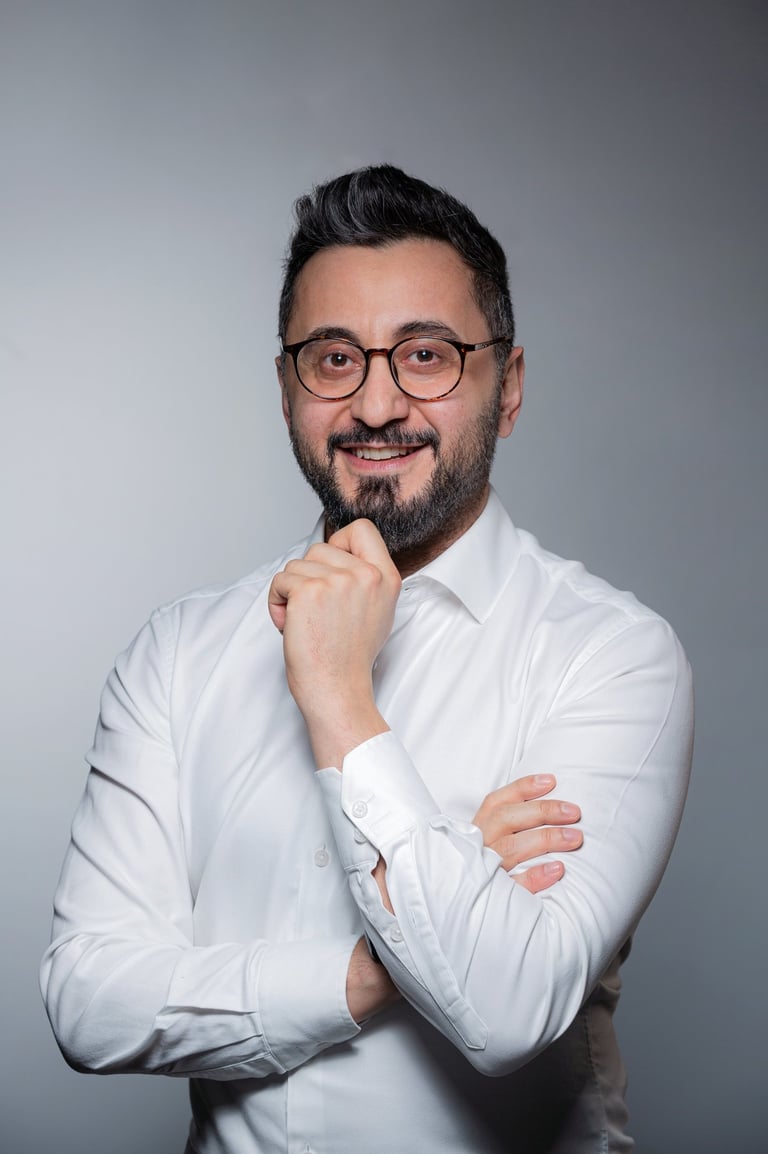 A portrait of trainer Darav Taha