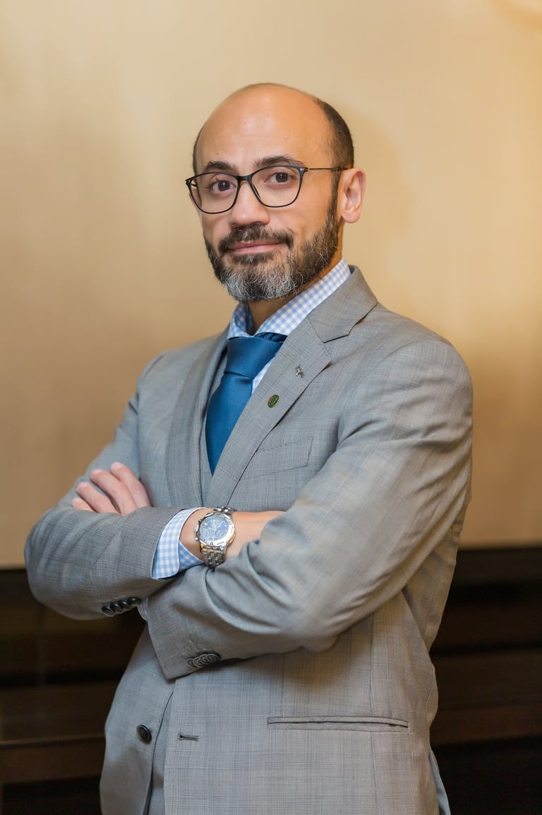 A portrait of trainer Mazen Edlibi