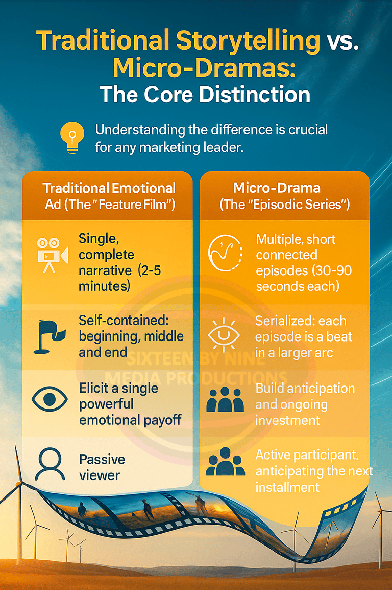 Traditional vs Micro Drama