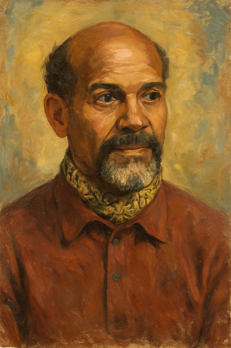 Image in the likeness of Ronald Moody the sculptor.