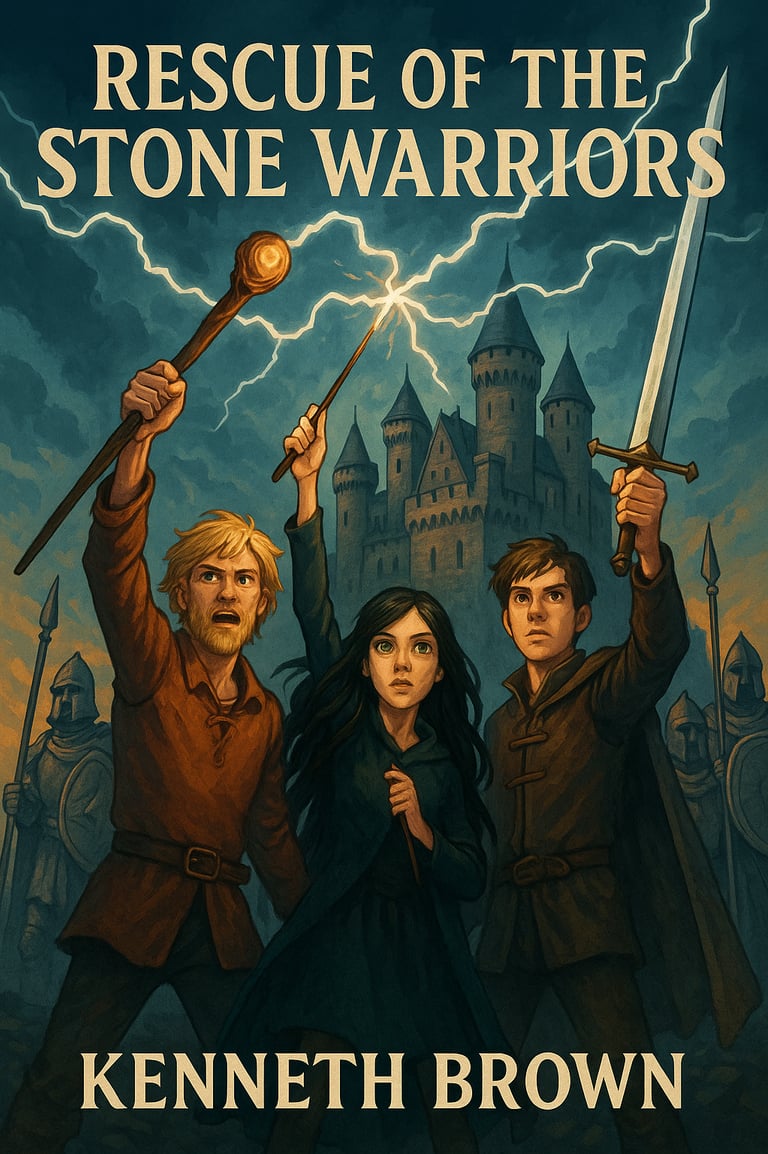 Can Alpherge, Erik, and Zita rescue the warriors encased in stone? Will their magic help or destroy?