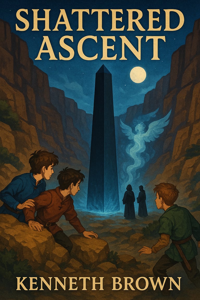 Shattered Ascent by Kenneth Brown - Book 1 in the Kestrel the Falcon Prince Series - YA Fantasy