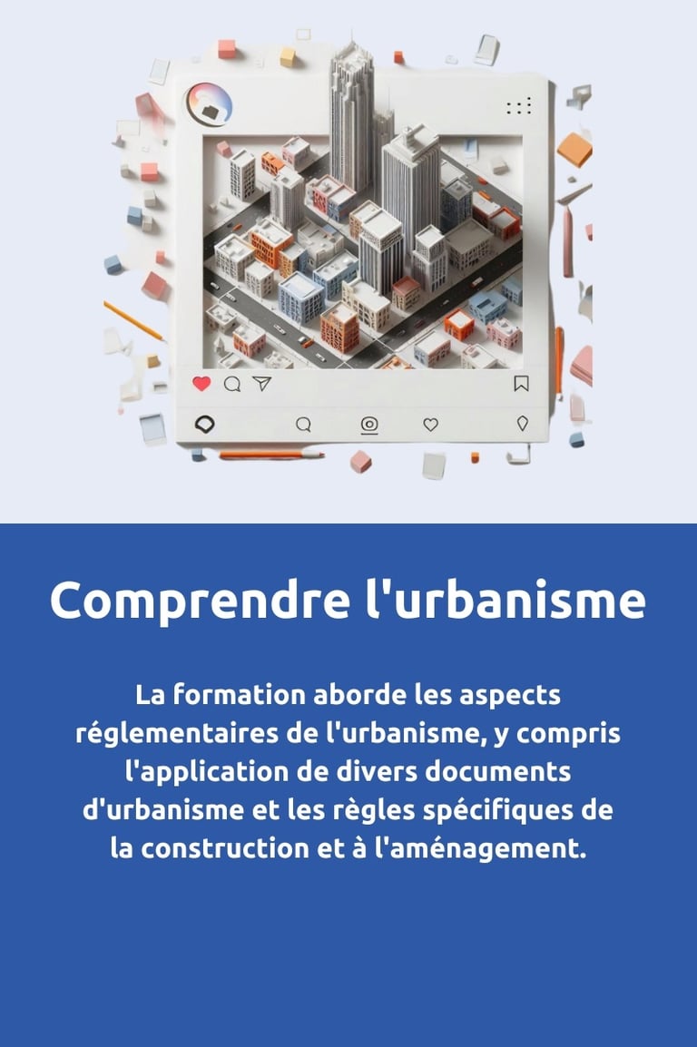 Formation comprendre l'urbanisme