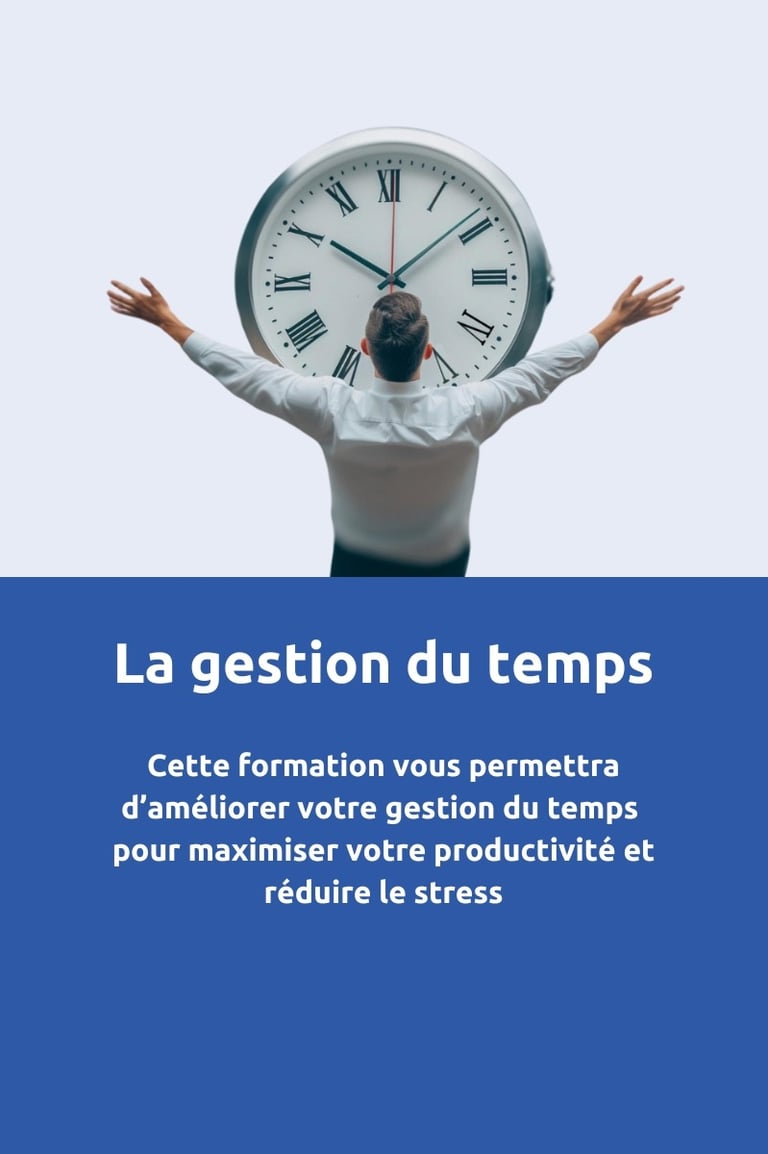 Formation la gestion du temps