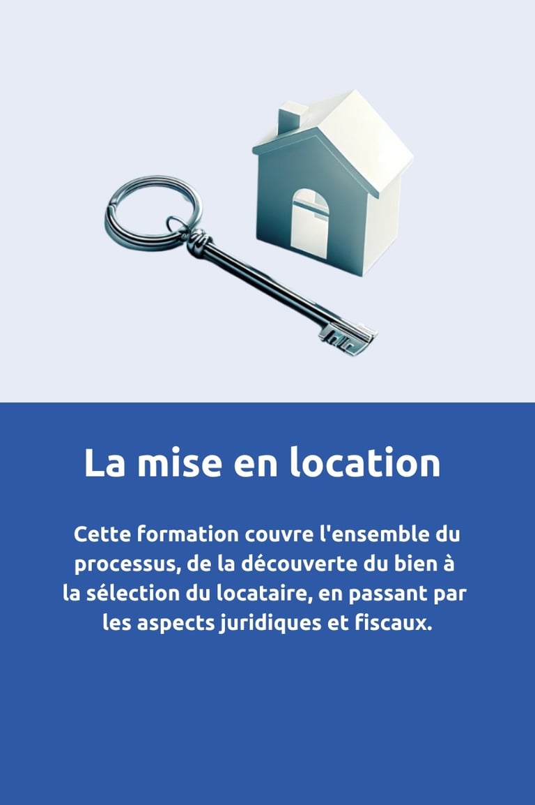 Formation réussir sa mise en location