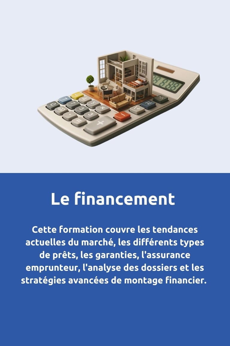 Formation financement immobilier