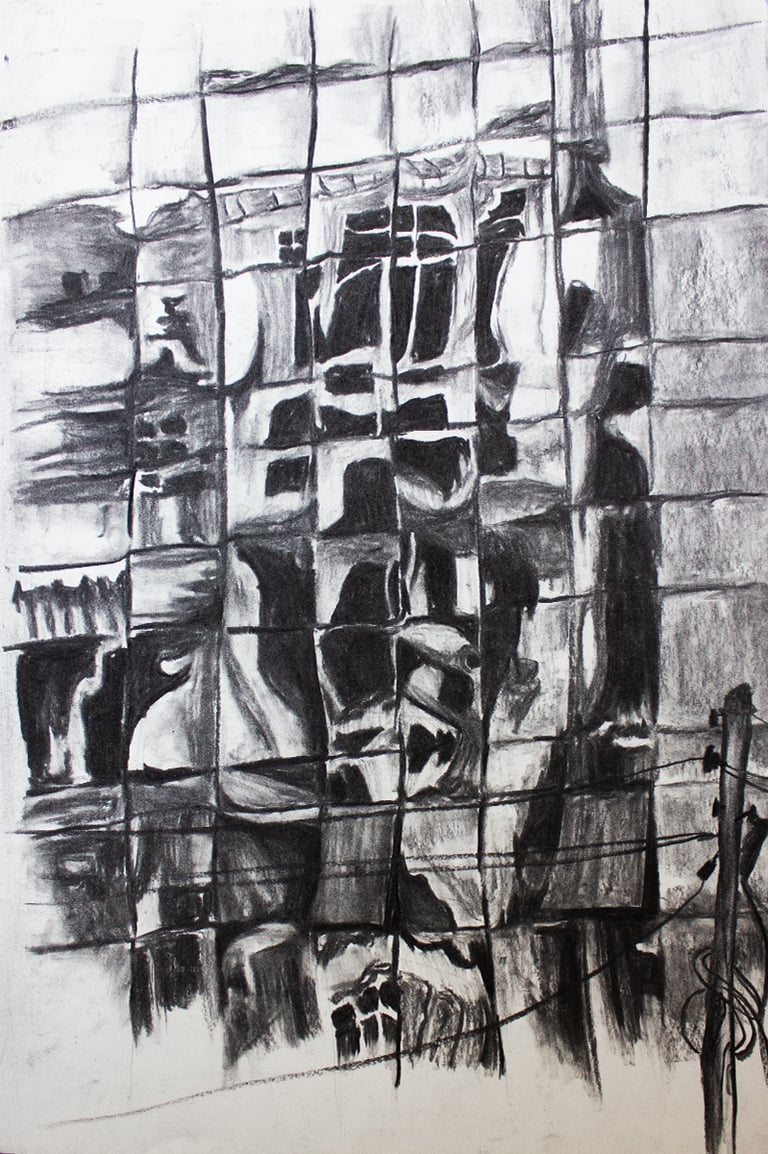 Windows of highrise Building in Westlands, Kenya