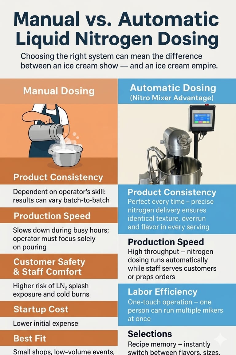 Nitrogen ice cream