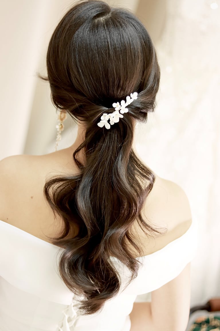 香港婚禮新娘化妝師-新娘髮型