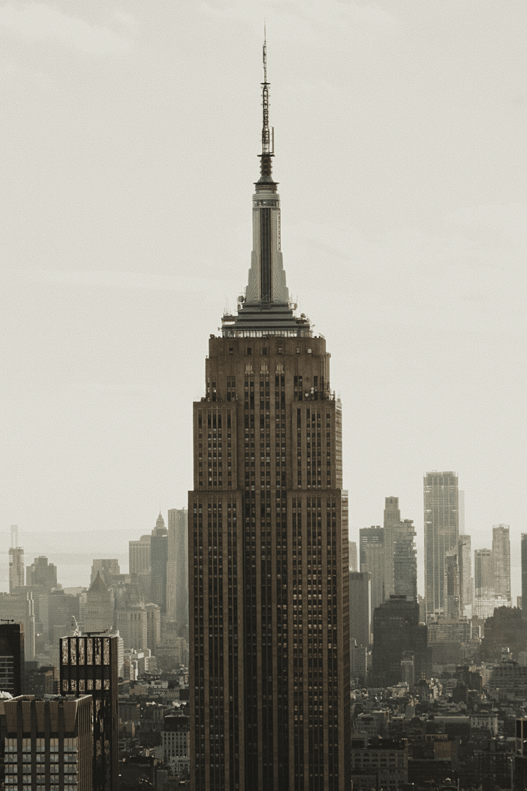 Empire State Building New York Architekturfotografie Skyline New York City