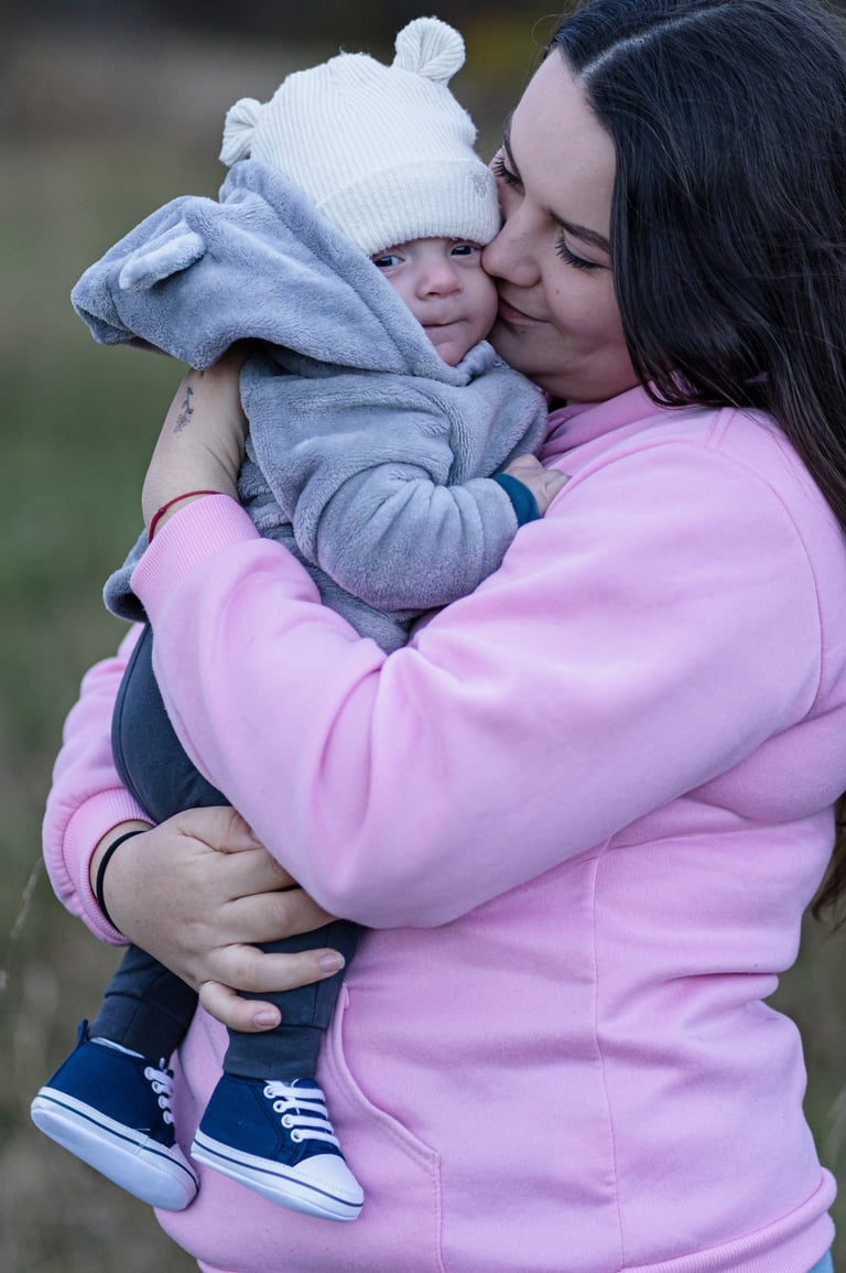 rodinné fotenie banská bystrica mama a syn