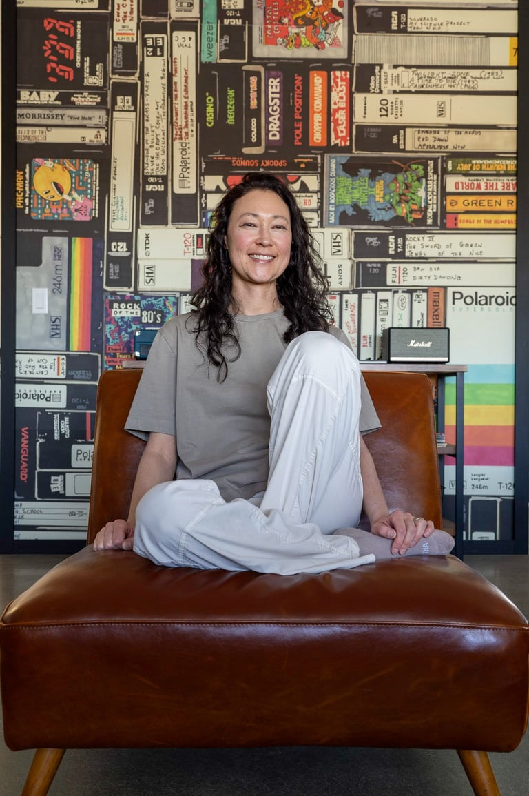 Founder of Ocean Tails Music, composer Jen Smith Lanthier