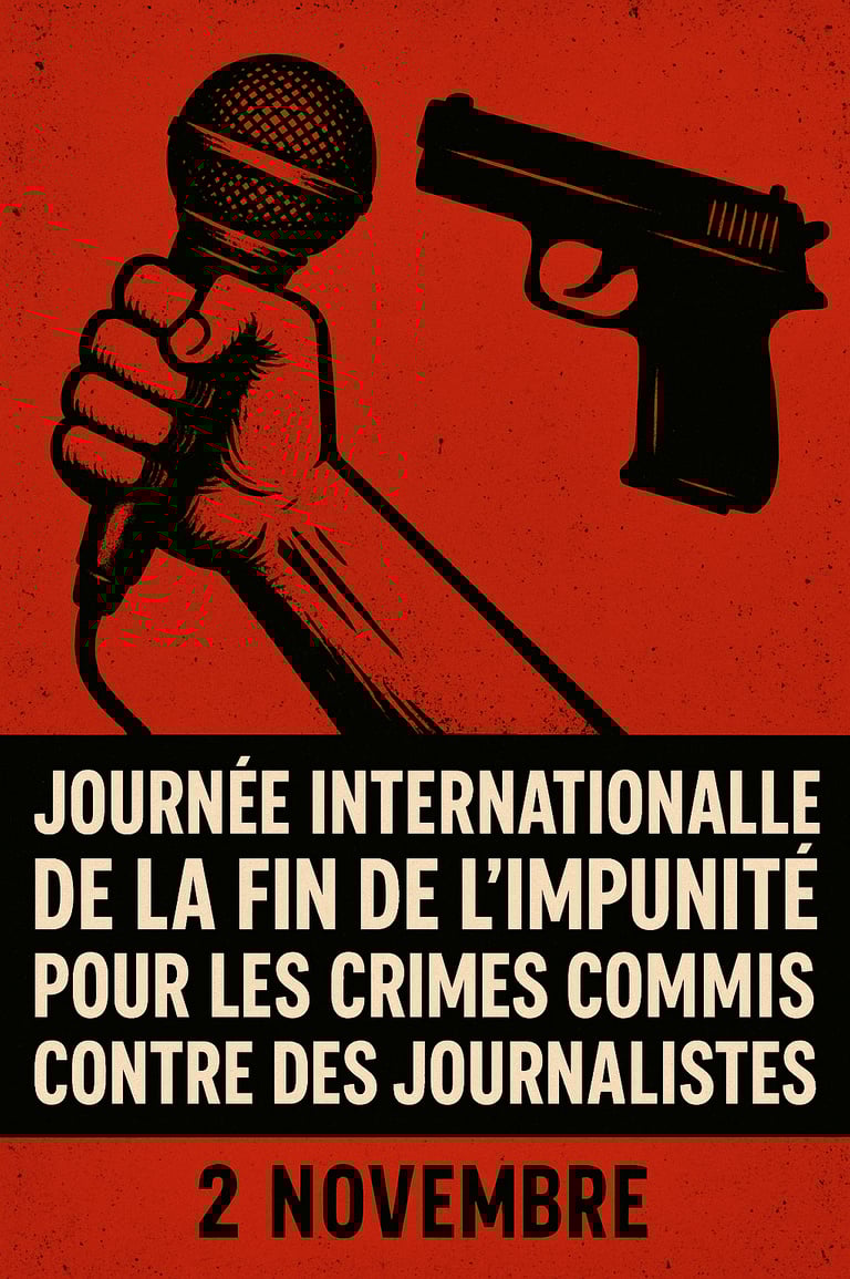 Journée internationale de la fin de l’impunité pour les crimes commis contre des journalistes