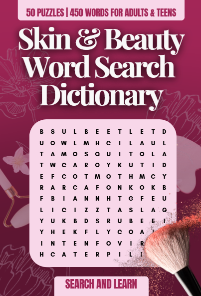 Skin and Beauty Word Search Dictionary - Scoop on Skin Collection