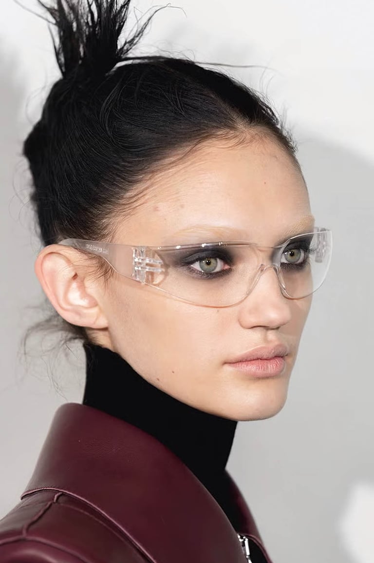 Ann Gior Makeup Artist for Palm Angels NYFW on model Alexandra