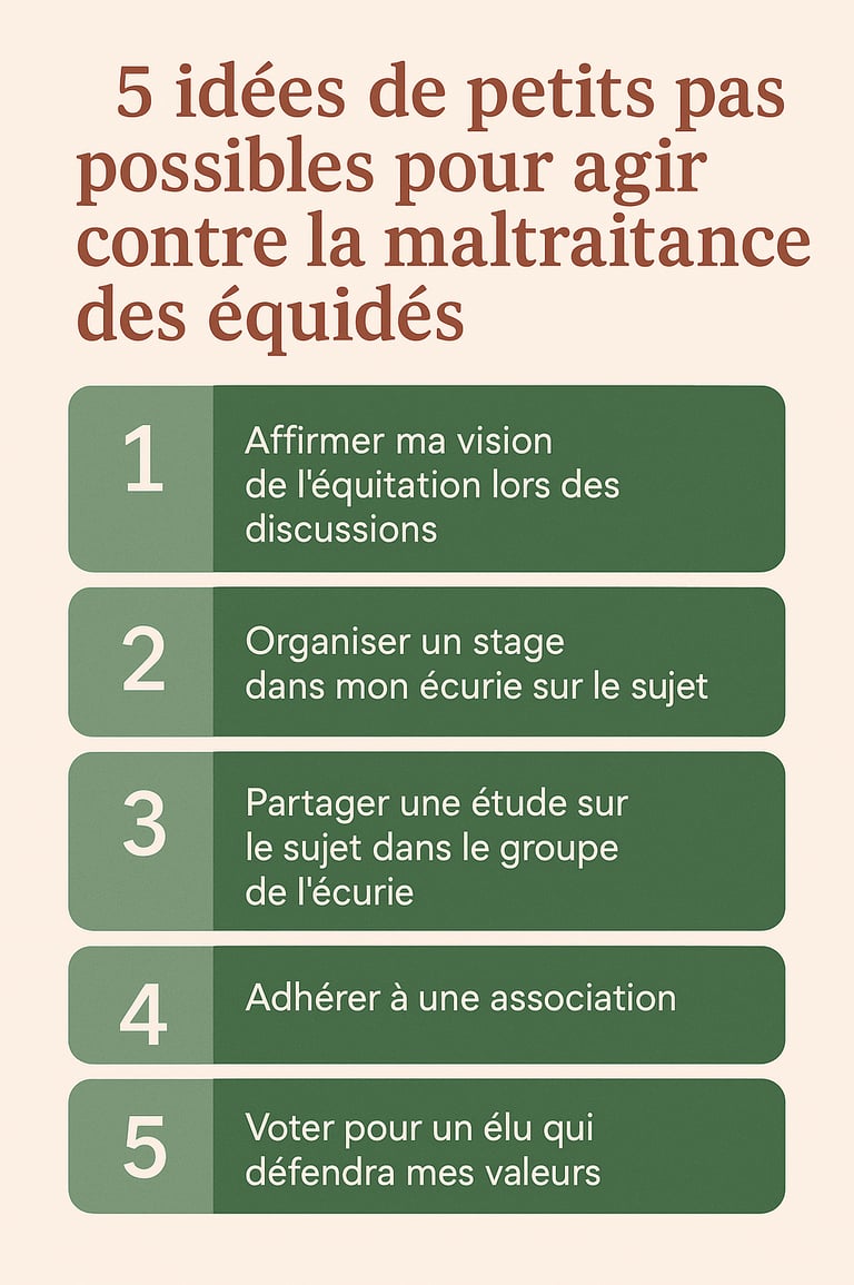 lutte contre maltraitance chevaux quoi faire