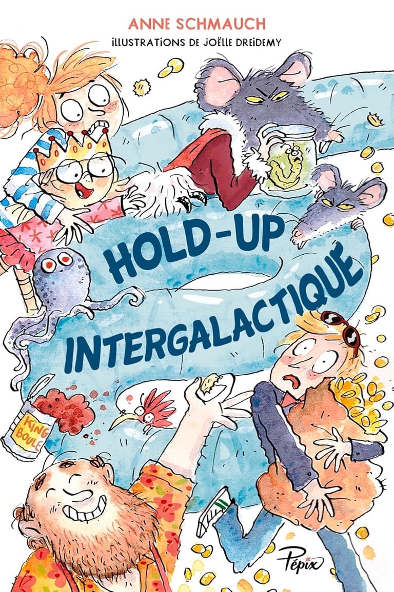 Première de couverture du roman Hold-up intergalactiquee
