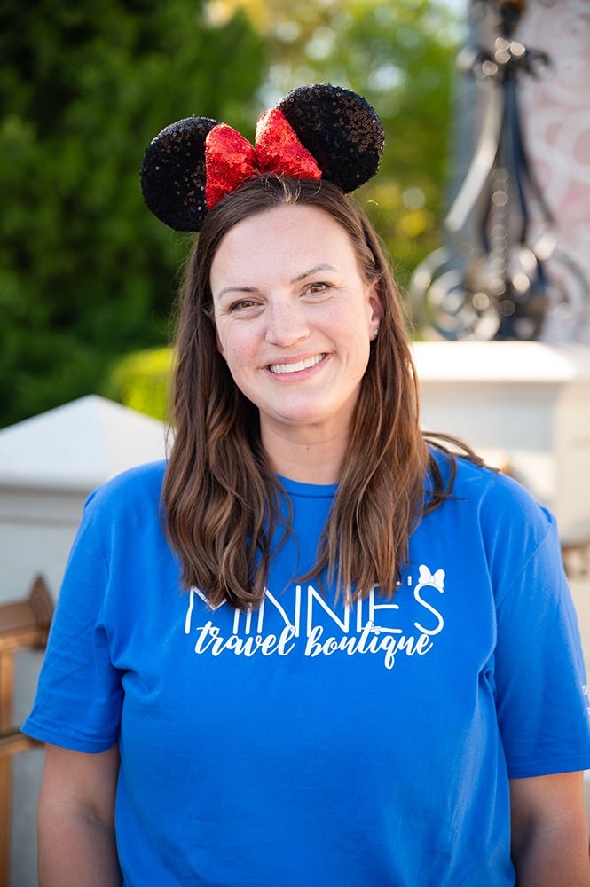 Kate Elliott pictured at Disney's Magic Kingdom® Park.