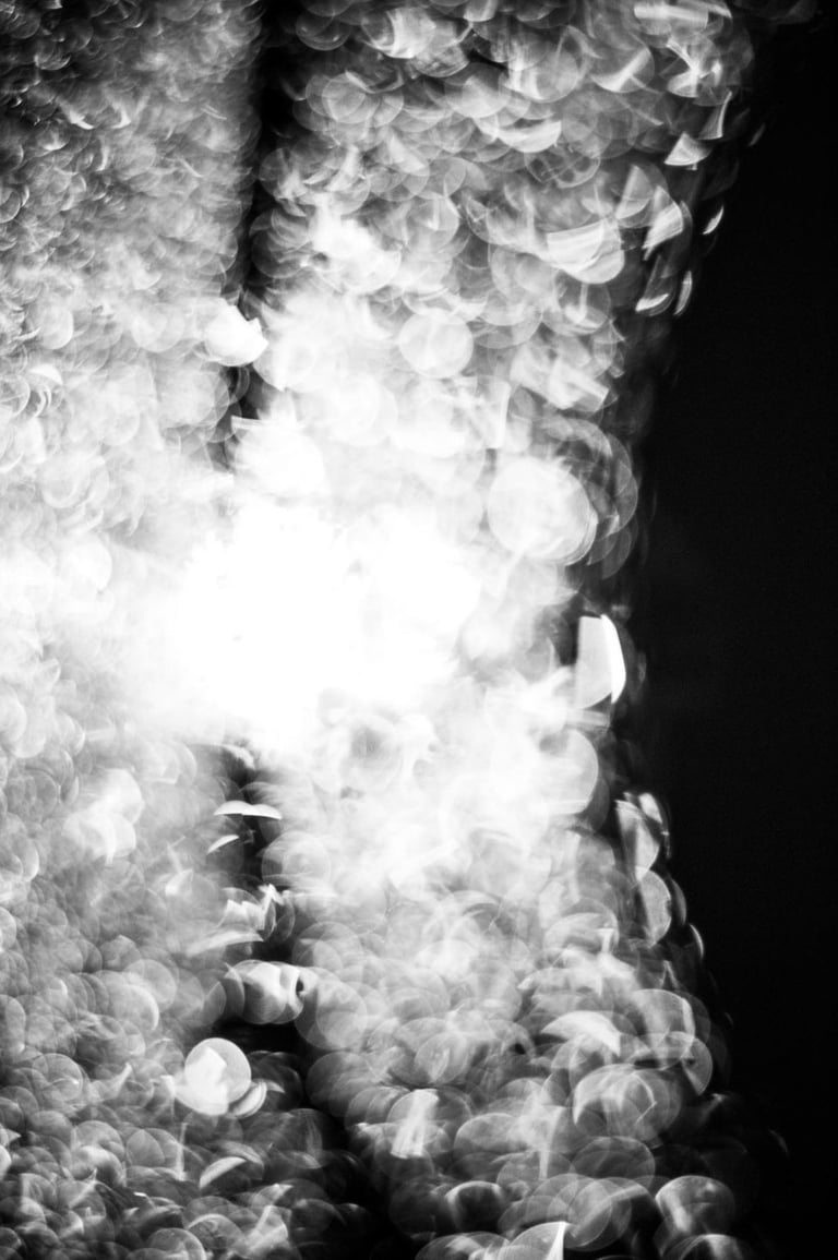 fotografia ficcional de anillos gaseosos lunares