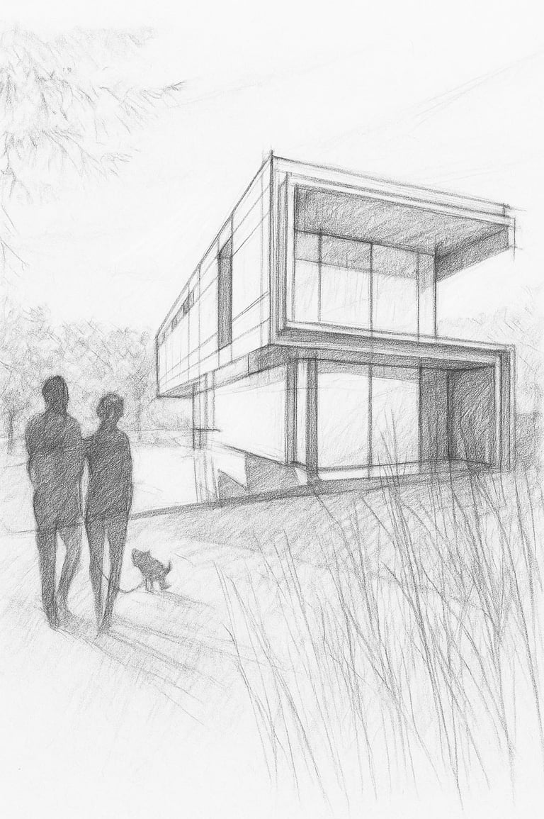 Design Sketch - Copper Quoin Architecture & Design
