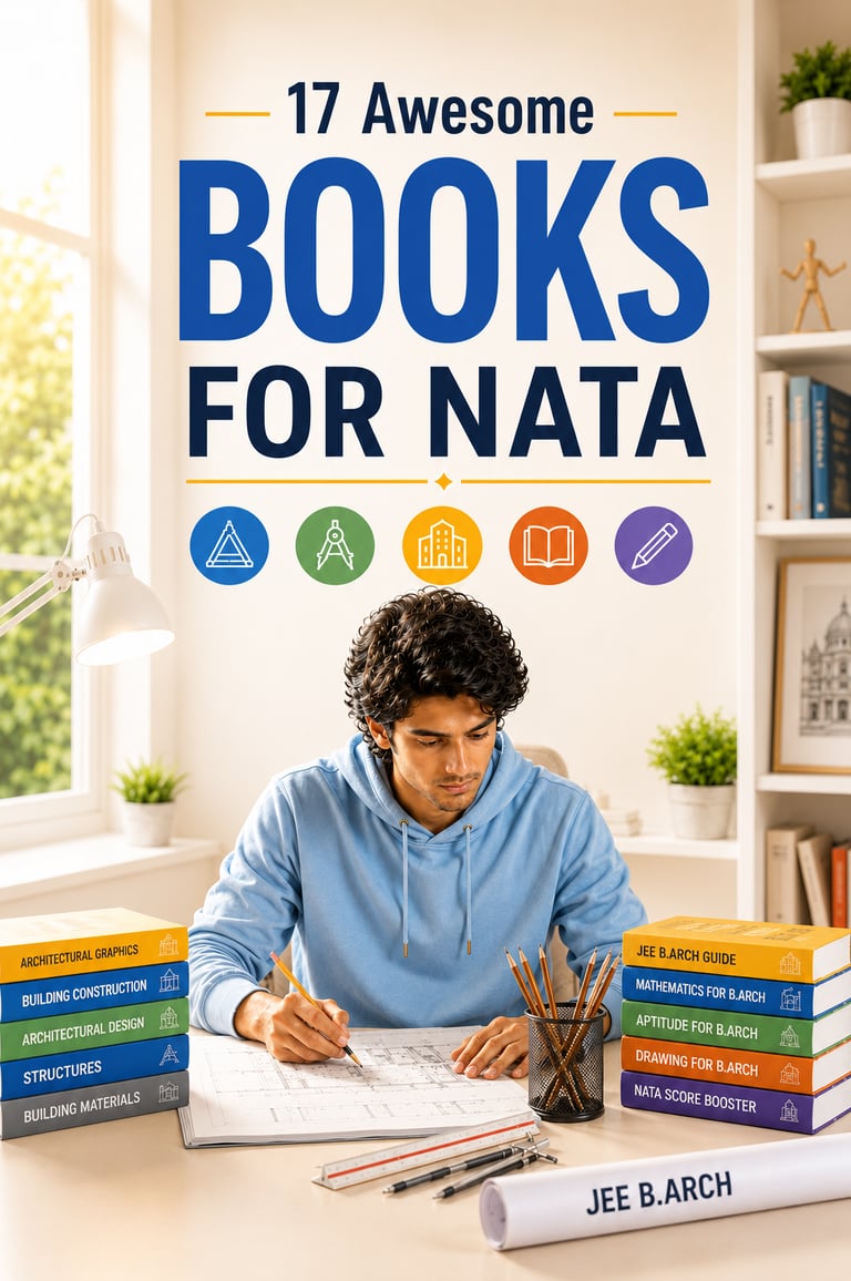 NATA Preparation Books with Drawing Study Material