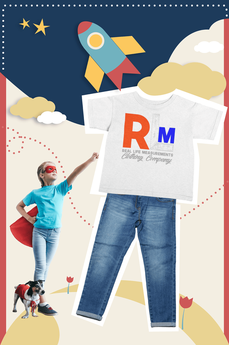 RED white and Blue RLM LOGO ad