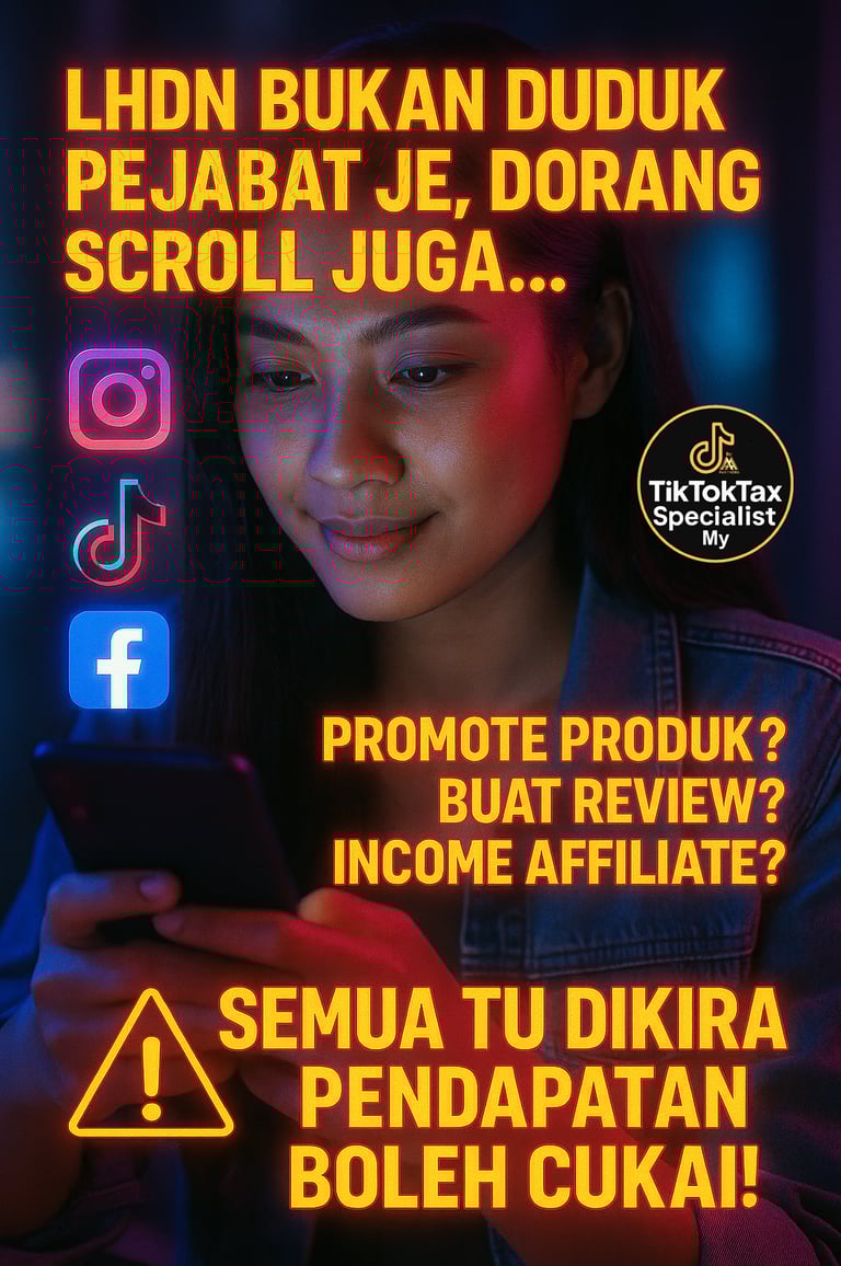 lhdn bukan duduk pejabat je